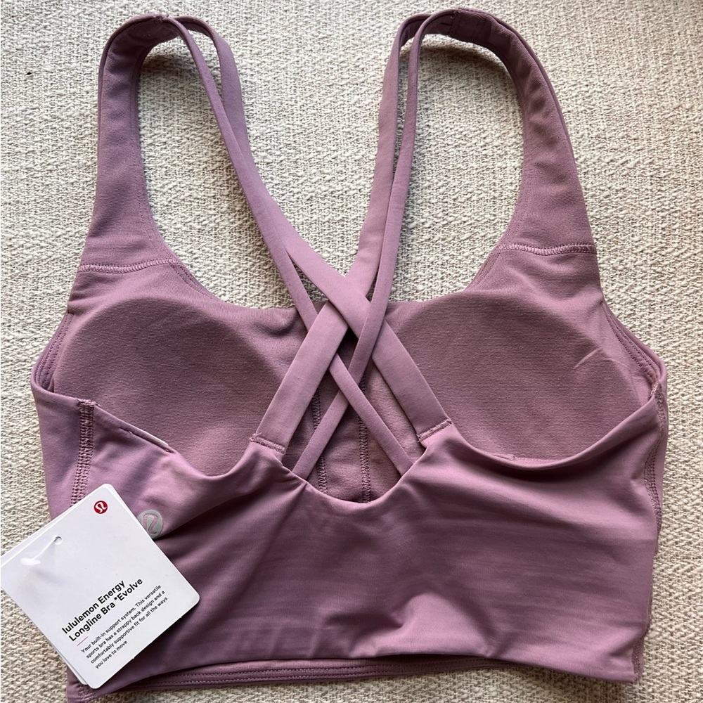 Lululemon Energy Longline Bra Evolve Size XXS Color LVLX - Picture 2 of 3
